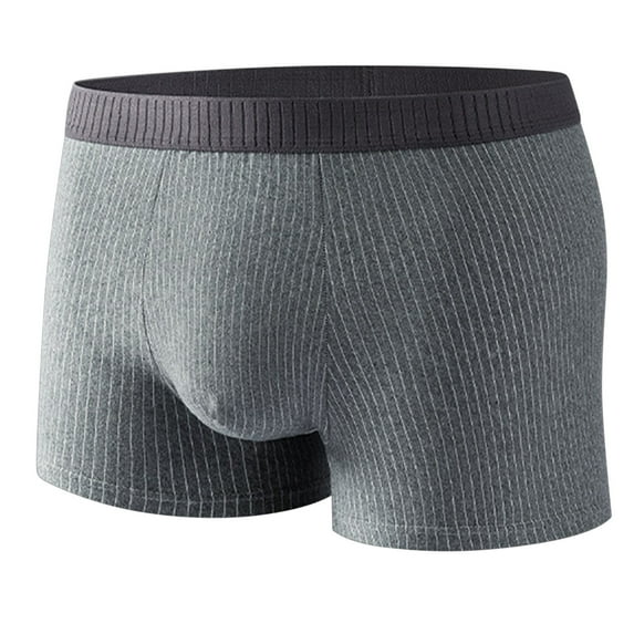 Hfnxid Boxer Briefs for Men,Men's Color Block Elastic Waist Casual Underpants