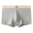 thumbnail image 1 of Hfnxid Boxer Briefs for Men,Men's Fashion Solid Breathable Close Fitting Underpants Comfortable Briefs, 1 of 2