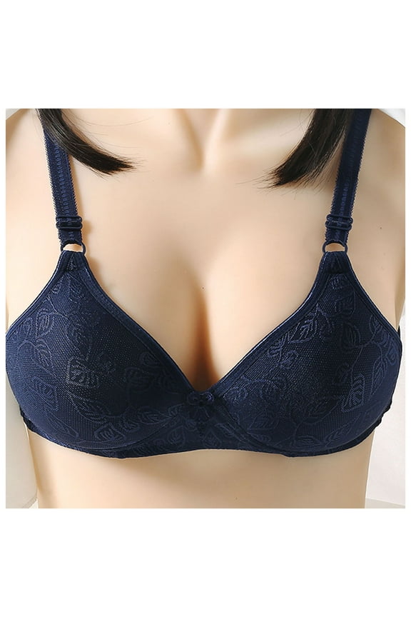 Bras for Women No Underwire Push Up Bra Deep V Soft Support Seamless Comfortable Wire Free Bralette Lift Up Add 1 Cup