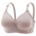 thumbnail image 1 of Hfnxid Bras for Women Plus Size,Women Underwear Comfortable Large Size Steel Ring Bra Thin Bra, 1 of 5