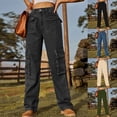 thumbnail image 1 of Hfnxid Cargo Baggy Jeans for Women Fashion Lightweight Trousers Breathable Comfy Wide Leg Pant Trendy Loose Fit Going Out Denim Pants Dark Gray M, 1 of 10