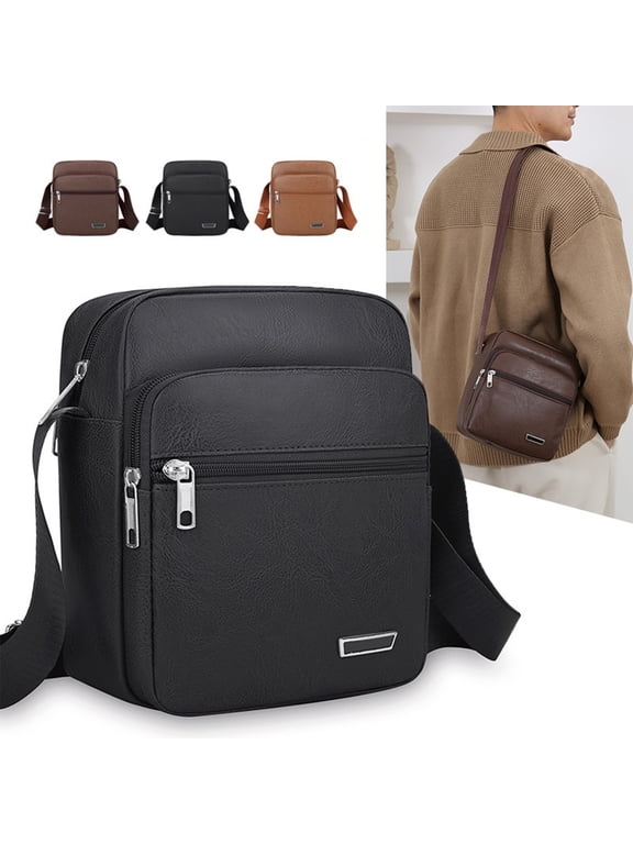 Crossbody Bags for Men Travel Shoulder Bag Lightweight Man Casual Messenger Bag for Work Traveling