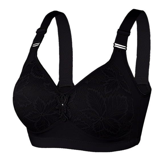 Hfnxid Everyday Full Coverage Bras for Women Plus Size Push Up Wireless Bras Comfortable Breathable No Show Support Padded Bralette 2025