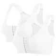 thumbnail image 1 of Hfnxid Front Closure Post Surgery Compression Bras for Women 2025 Mastectomy Bra with Adjustable Straps Wirefree Bra, 1 of 9
