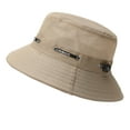 thumbnail image 1 of Hfnxid Golf Hat,Men's Solid Color Fashion Drawstring Sun Hat Fisherman Hat Beach, 1 of 5