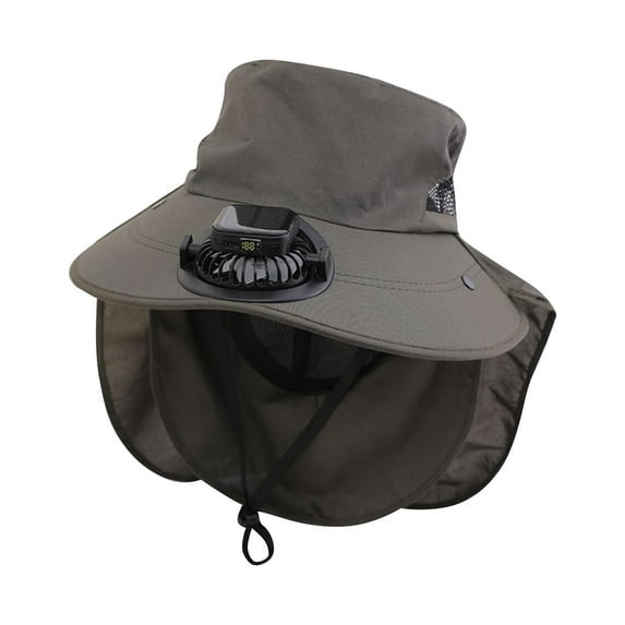 Hfnxid Hat With Fan Women's Solar Powered Fan Visor Sun Shading Sun Protection Charging Fan Hats Sun Protection Practical