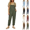 thumbnail image 1 of Hfnxid Jumpsuits for Women Summer Wide Leg Jumpsuit Adjustable Strap Rompers Beach Vacation Trendy Harem Overalls 2026 Gray XXL, 1 of 8