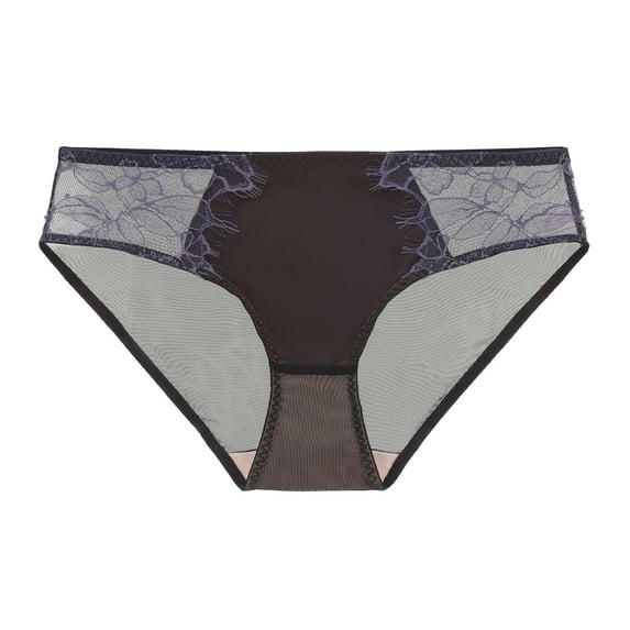 Hfnxid Lace Underwear for Women Low Rise See Through Mesh Sheer Panties