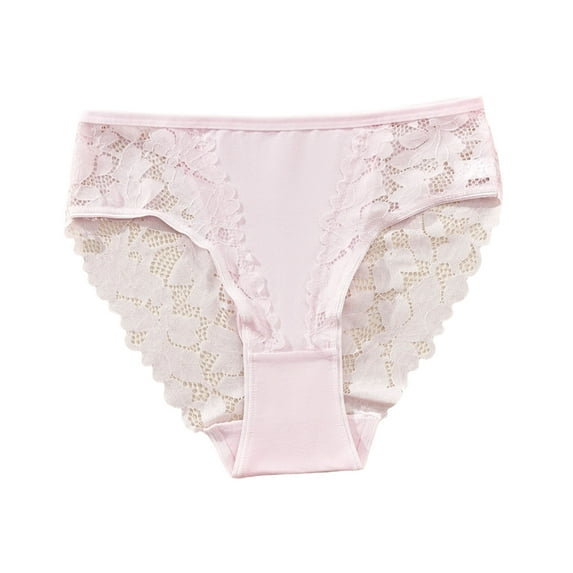 Hfnxid Lace Underwear for Women Plus Size Thongs Low Waist Panties Seamless Lace Thongs