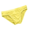thumbnail image 1 of Hfnxid Men Ice Silk Brief Low Rise Panties Comfortable Body Breathable Underwear Brief, 1 of 2