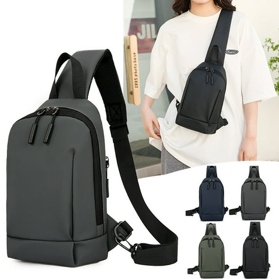 Hfnxid Men Small Sling Bag Casual Crossbody Chest Bags Daypack One Shoulder Backpack