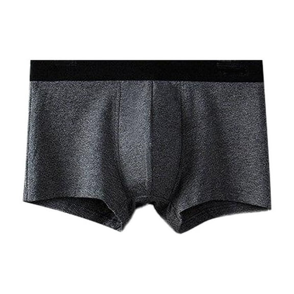 Hfnxid Men's Bikini Underwear,Men's Casual Color Blocked Elastic Waist Breathable Home Flat Underwear