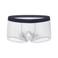 thumbnail image 1 of Hfnxid Men's Briefs,Men Casual Solid Sexy Breathable Low Waist Sports Underwear Briefs Pants, 1 of 2