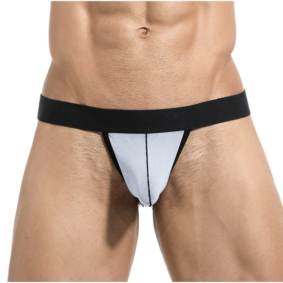 Hfnxid Men's Underwear Briefs,Men's Color Block Elastic Waist Casual Underpants