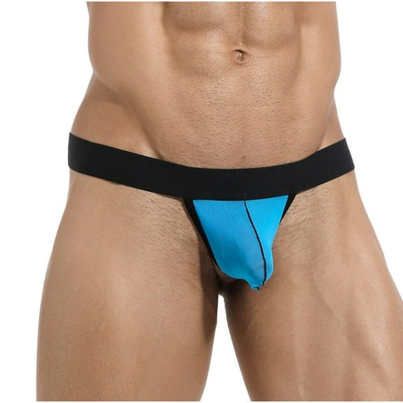 Hfnxid Mens Briefs,Men's Color Block Elastic Waist Casual Underpants