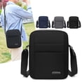 thumbnail image 1 of Hfnxid Mens Small Crossbody Bag Casual Messenger Shoulder Sling Bag Oxford Packs for Work Business, 1 of 8