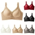 thumbnail image 1 of Hfnxid No Underwire Bras for Women, Comfortable Wireless Seamless Bras, Supportive Bralettes Full Coverage Bra, 1 of 4