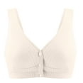 thumbnail image 1 of Hfnxid Nursing Bras for Breastfeeding Cotton Wireless Maternity Bra Seamless Support Front Snap Padded Bralettes Bras Maternity Button Front Bra, 1 of 5