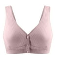 thumbnail image 1 of Hfnxid Nursing Bras for Breastfeeding Cotton Wireless Maternity Bra Seamless Support Front Snap Padded Bralettes Bras Maternity Button Front Bra, 1 of 5