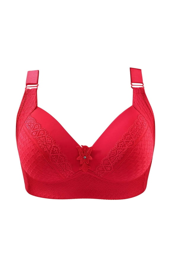 Push Up Bras for Women Older Front Zip Wireless Bra Plus Size Large Breasts Full Coverage Back Trendy High Support Bras 2025 Soft Breathable Comfy Bra