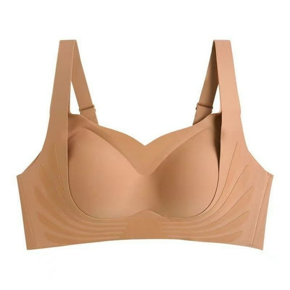 Hfnxid Seamless Push Up Wireless Bras for Women Comfort Smooth Bralette Full Coverage No Underwire Everyday Bra with Support