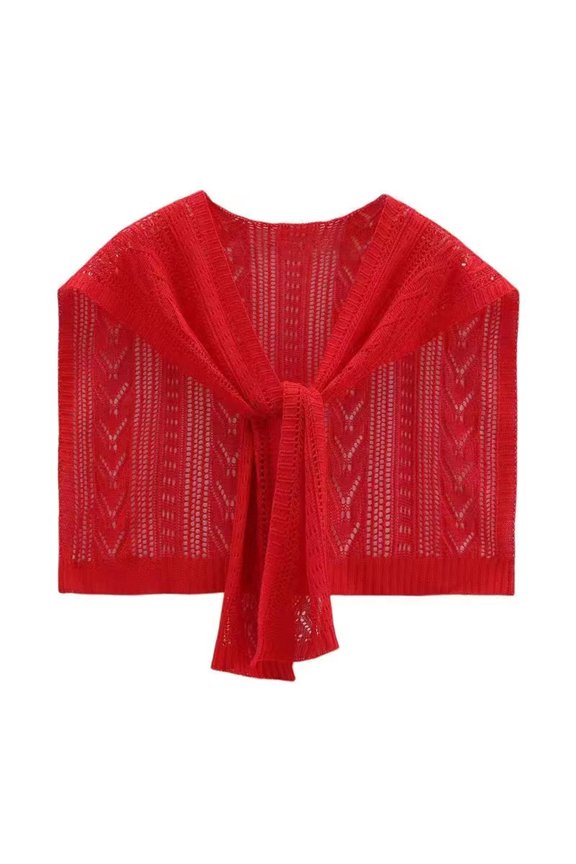 Shawl Wraps for Women,Solid Color Knitted Scarf Cape Shawls Sweater