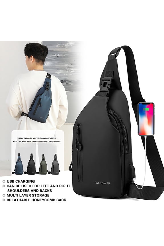 Sling Bag Backpack Handbag for Men Women Travel Outdoors Sports Hiking Casual Crossbody Chest Pack Shoulder Pouch