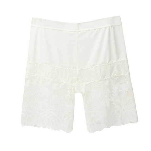 Hfnxid Slip Shorts for Under Dresses Women Lace Underwear Seamless Boyshorts Panties Lace Under Shorts