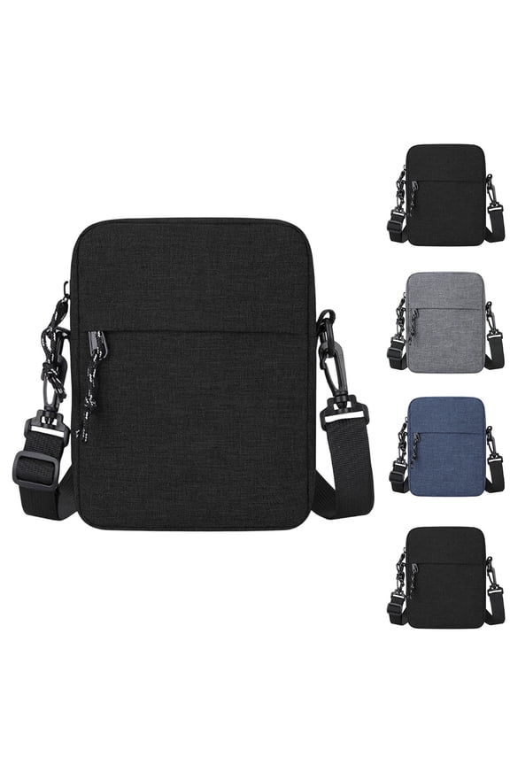 Small Messenger Bag for Men Work Crossbody Shoulder Bags Crossover Purses and Handbags Solid Color Mini Cross Body Satchel Bag