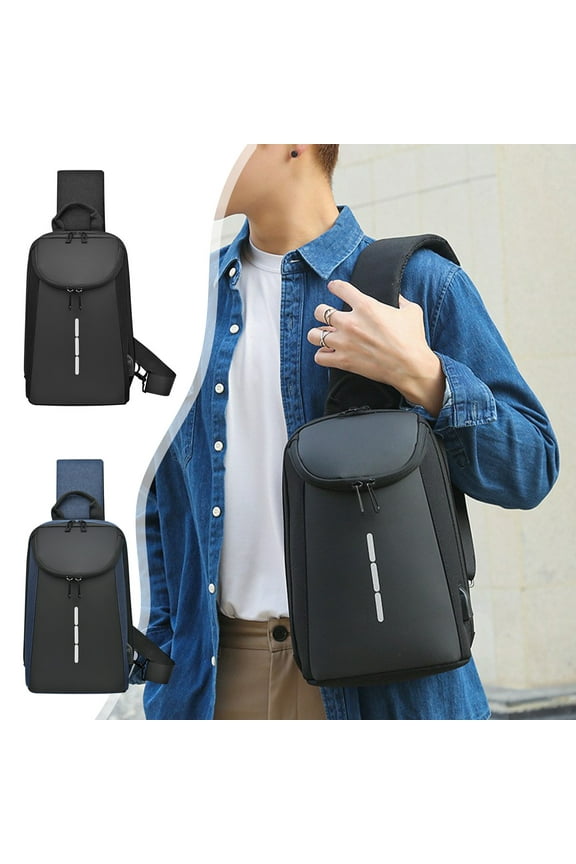 Travel Sling Bag Waterproof Crossbody Bag Trendy Chest Bags Causal Shoulder Backpack Motorcycle Bags