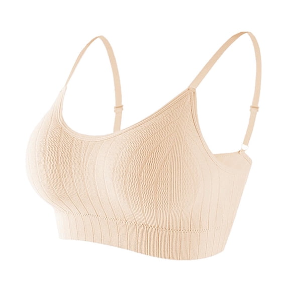 Hfnxid Wireless Bralette for Women Seamless Comfort Push Up Cami No ...