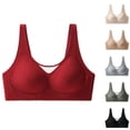 thumbnail image 1 of Hfnxid Wireless Bras for Women No Underwire Hollow Out Bralettes Seamless Push Up Full Coverage Bra Cozy Everyday Bralettes, 1 of 5