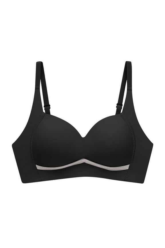 Wireless Push-Up Bra,Wireless Bras with Support and Lift,Lifting Bras for Sagging Breasts No Wire, Full Coverage Seamless Bra