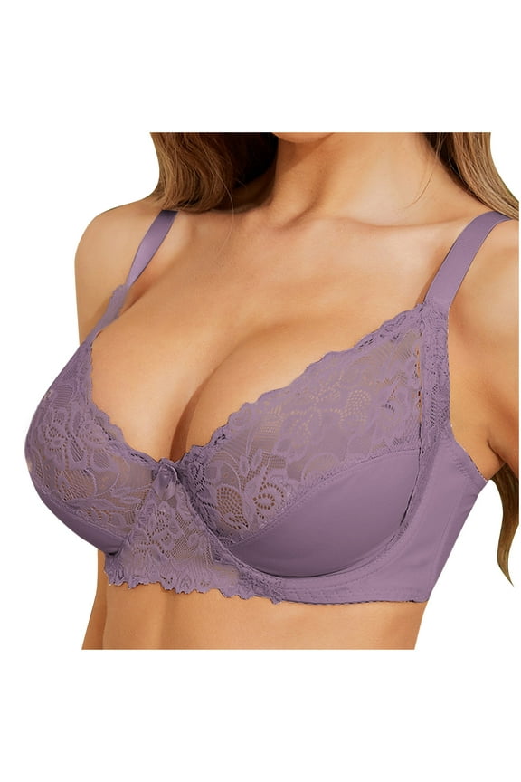 Women Bras Under $ 5.00,Fashion Comfortable Woman's Lace Strap Wrap Plus Size Bra