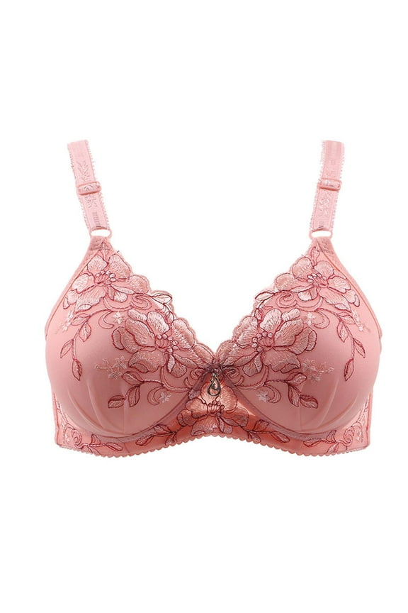 Women Bras Under $ 5.00,Woman's Color Comfortable Hollow Out Perspective Bra Underwear No Rims