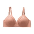thumbnail image 1 of Hfnxid Women Bras Under $ 5.00,Woman's Embroidered Glossy Comfortable Breathable Bra Underwear No Rims, 1 of 6