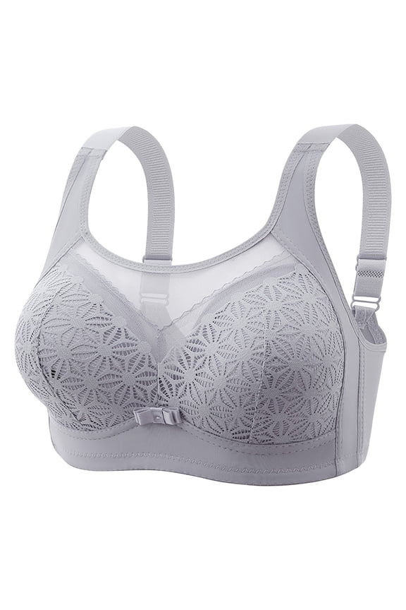 Women Bras Under $ 5.00,Woman's Embroidered Glossy Comfortable Breathable Bra Underwear No Rims