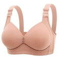 thumbnail image 1 of Hfnxid Women Bras Under $ 5.00,Woman's Embroidered Glossy Comfortable Breathable Bra Underwear No Rims, 1 of 4