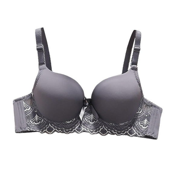 Hfnxid Women Bras Under $ 5.00,Women's Daily Adjustable Underwear Gathered Thin Bra Without Steel Ring