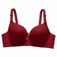 thumbnail image 1 of Hfnxid Women Bras Under $ 5.00,Women's Daily Adjustable Underwear Gathered Thin Bra Without Steel Ring, 1 of 3
