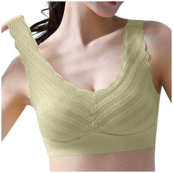 Hfnxid Women Bras Under $ 5.00,Women's Underwear One-Piece Color Contrast No Underwire Push-up Comfortable Buckle Comfortable Vest Bra
