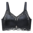 thumbnail image 1 of Hfnxid Women Lace Push Up Bra Soft Underwire Padded Add Cups Lift Up Everyday Bra Plus Size Bras Wireless Coverage Bras, 1 of 6