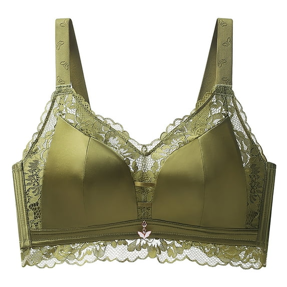 Hfnxid Women Lace Push Up Bra Soft Underwire Padded Add Cups Lift Up Everyday Bra Plus Size Bras Wireless Coverage Bras