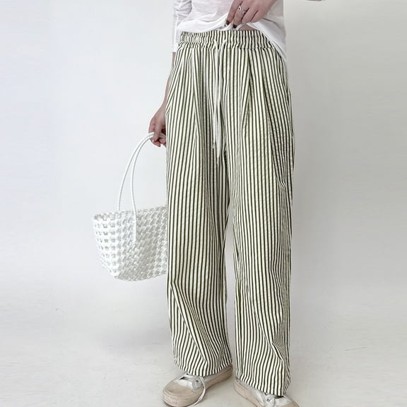 Hfnxid Women Lounge Pants Summer Women's Plus Home Pants Thin Casual Five Quarter Pants Sleeping Pants