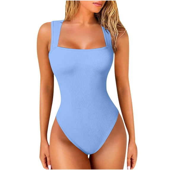 Hfnxid Women Seamless Romper One Piece Biker Shorts Bodysuit Sleeveless Yoga Jumpsuit Gym Outfit Activewear Short