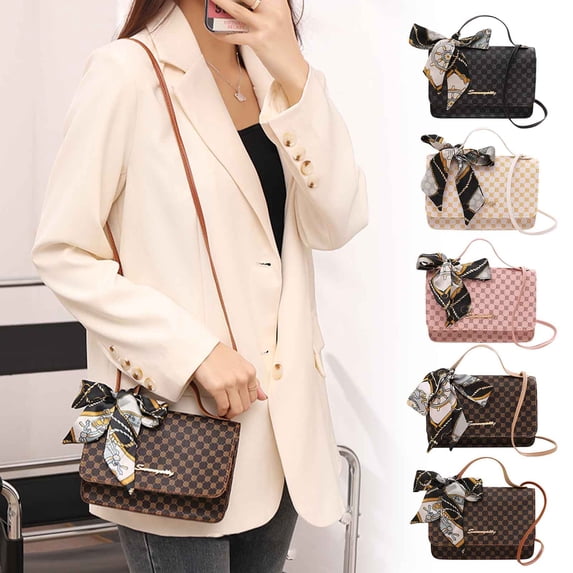 Hfnxid Women Small Crossbody Handbags Top Handle Wallet Retro Print Shoulder Bag Handbag with Shoulder Strap