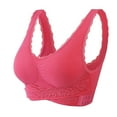 thumbnail image 1 of Hfnxid Women's Daily Bra, Push Up Bras No Underwire High Support Front Closure Front Snaps Full Coverage Easy Close Sports Bras, 1 of 6