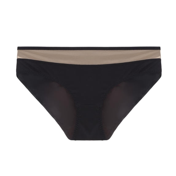 Hfnxid Women's Hipster Bikini Swimsuit Bottom See Sheer Underwear Low Waist Brief