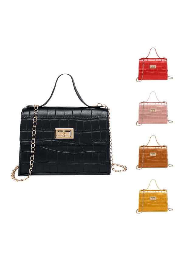 Women's Top Handle Handbag, Satchel Purses, Square Crossbody Bags