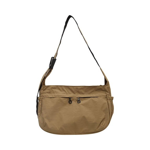 Hfnxid Women's Waterproof Nylon Crescent Crossbody Bag with Large Capacity, Durable Lightweight Sling Purse with Secure Zip, Casual Sports-Style Commuter Handbag